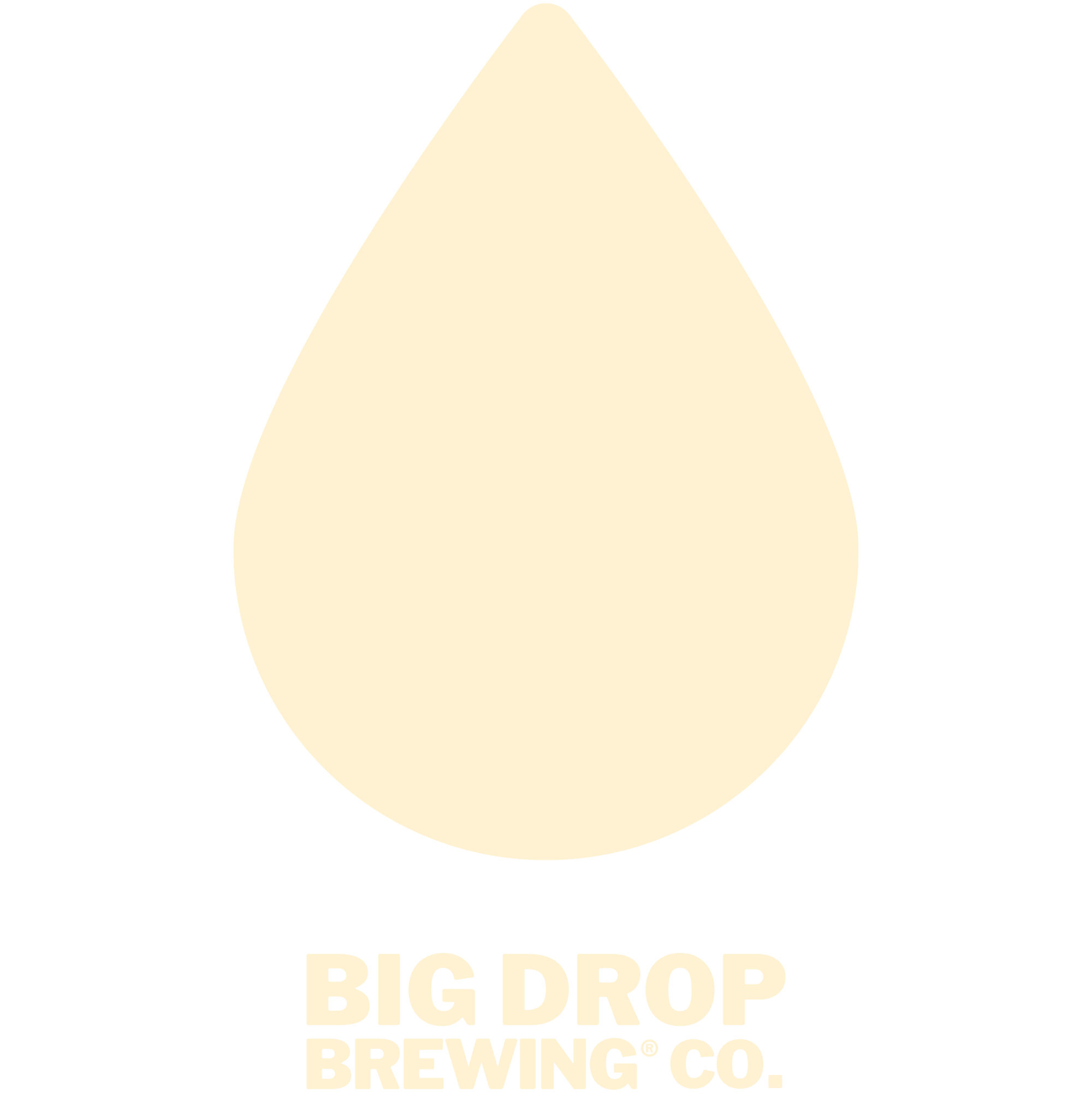 Big Drop logo tan