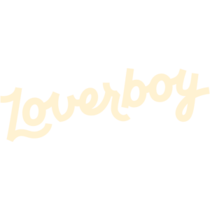 Loverboy logo tan